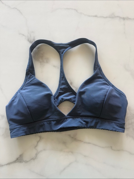 lululemon athletica Other - lululemon athletica Navy Racerback Sports Bra with Keyhole Detail